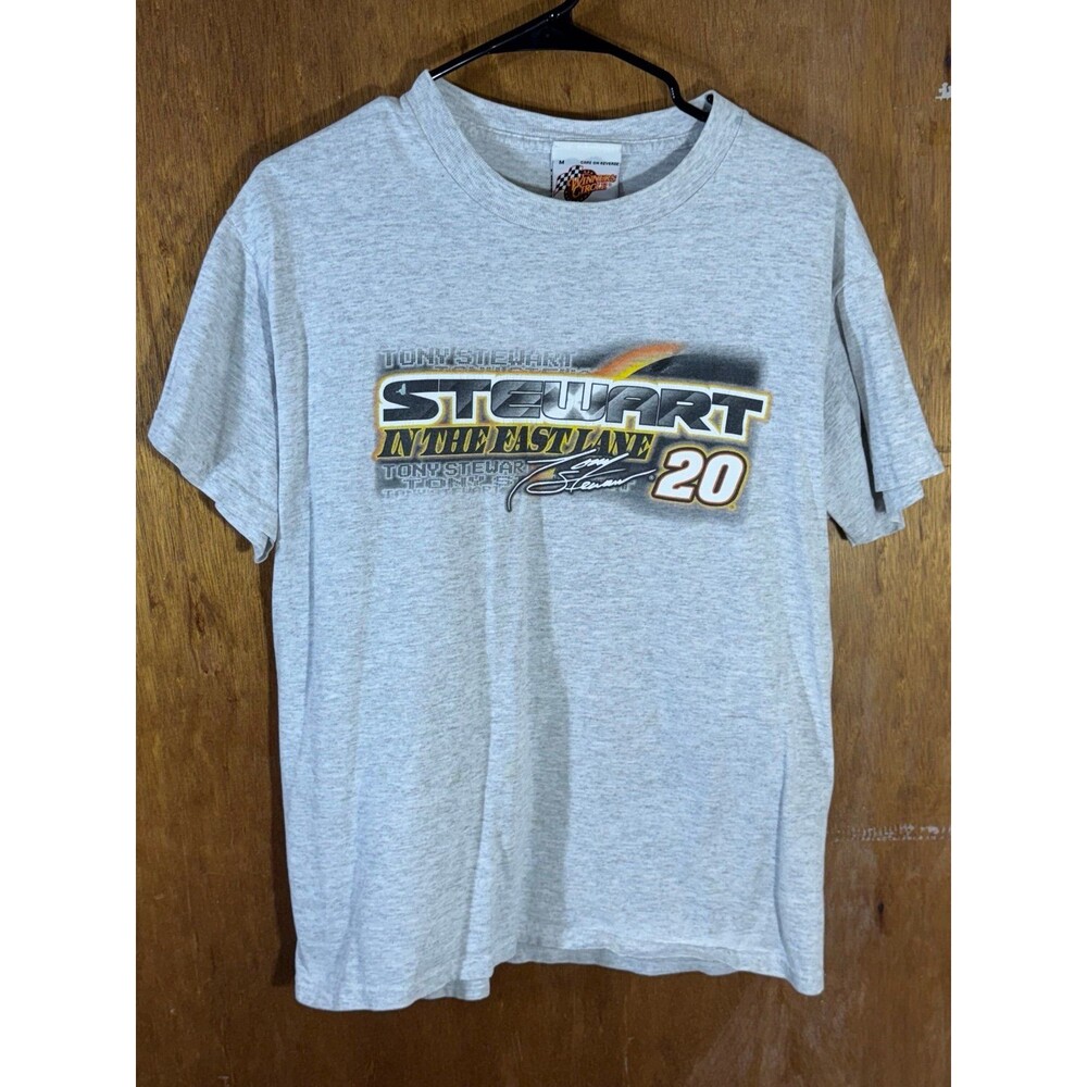 Vintage NASCAR‎ Tony Stewart #20 Winners Circle In The Fast Lane Shirt Medium M